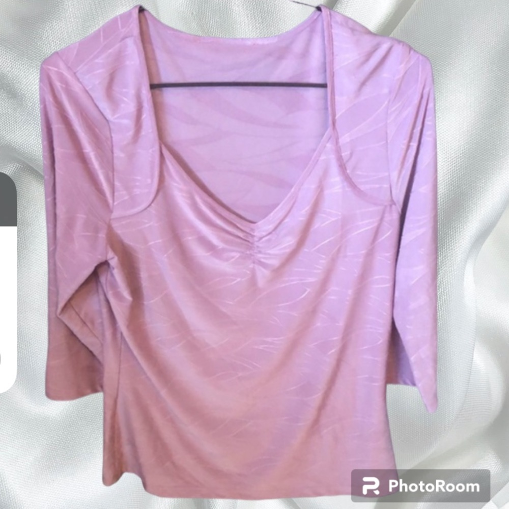 VINTAGE 2/$25 pink top size large